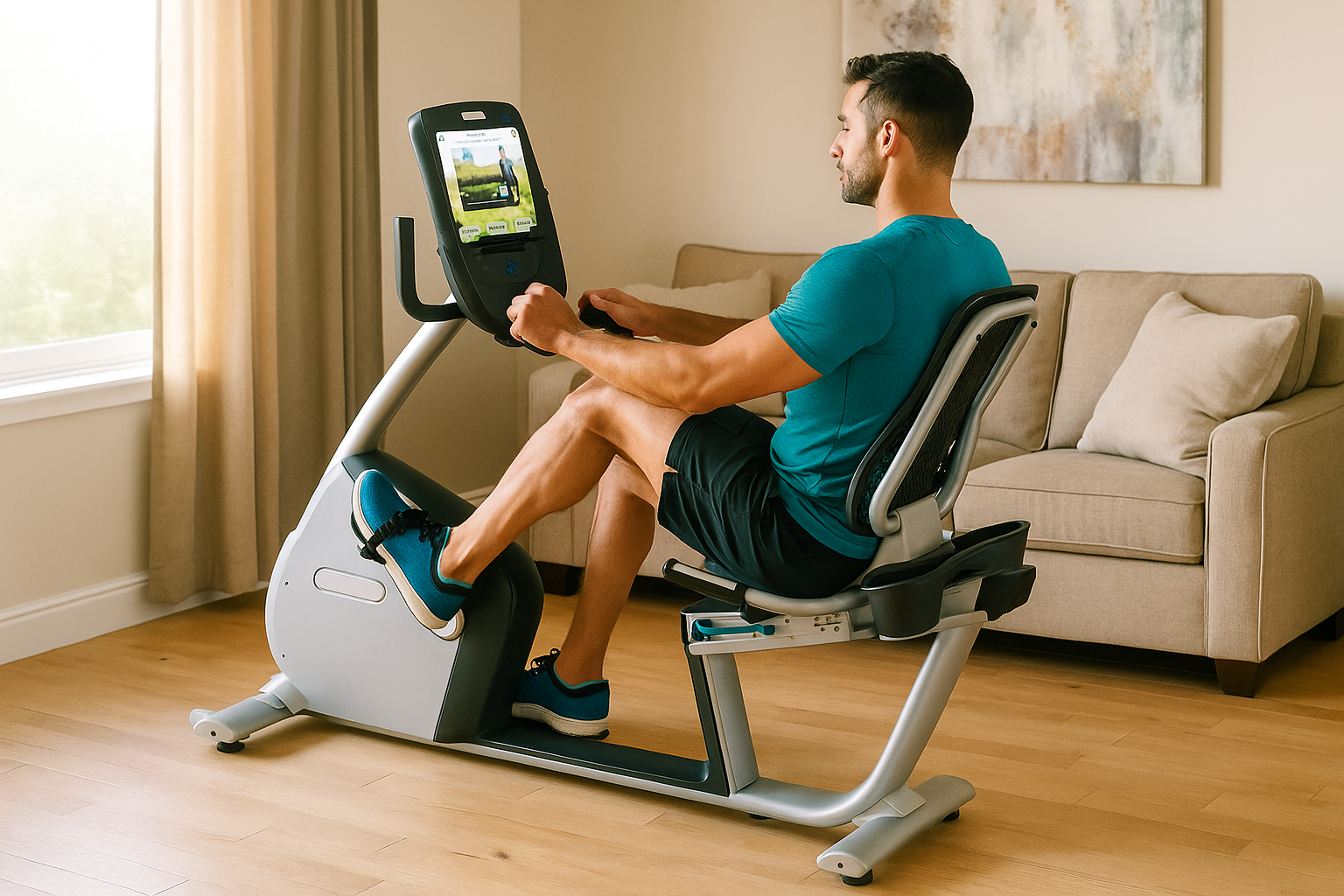 20251011_1350_Man Biking Indoors_remix_01k7agg9n2f68rrz0e48861jx5