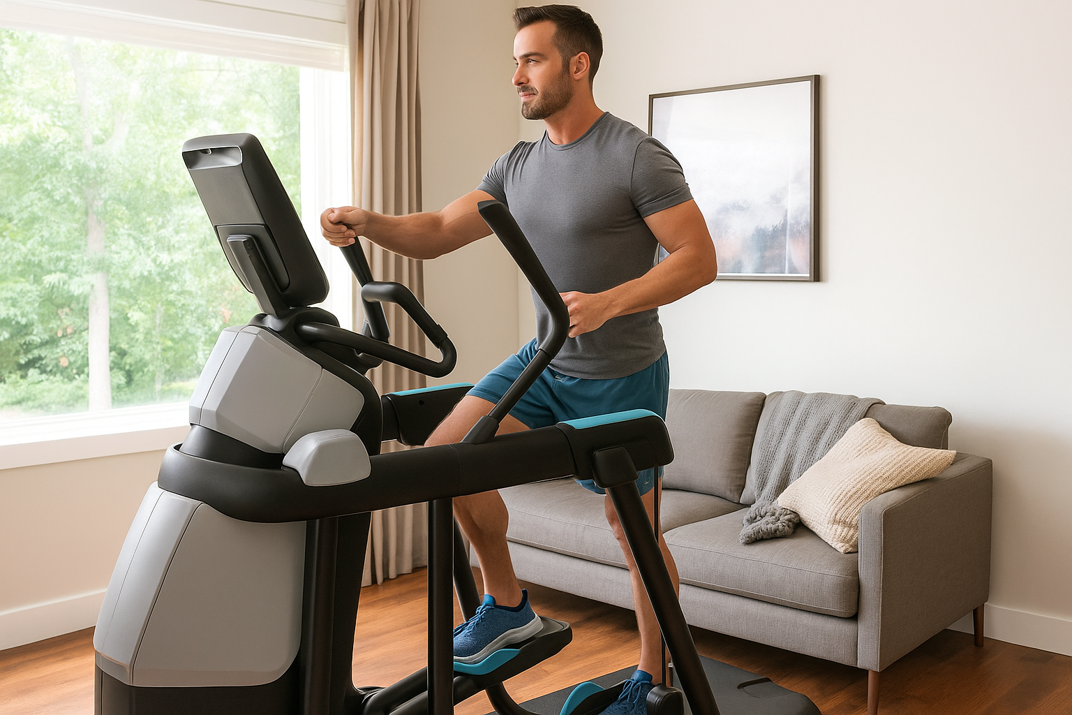 20251025_1331_Man on Elliptical_remix_01k8eh01xaes19xgvr262vbv4r