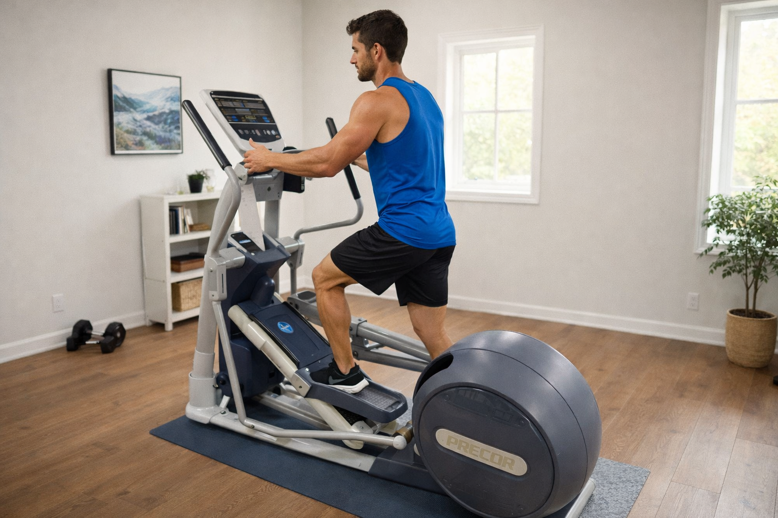20251221_0413_Elliptical Workout at Home_remix_01kcyp9ggsedd9qchdnyph27ar