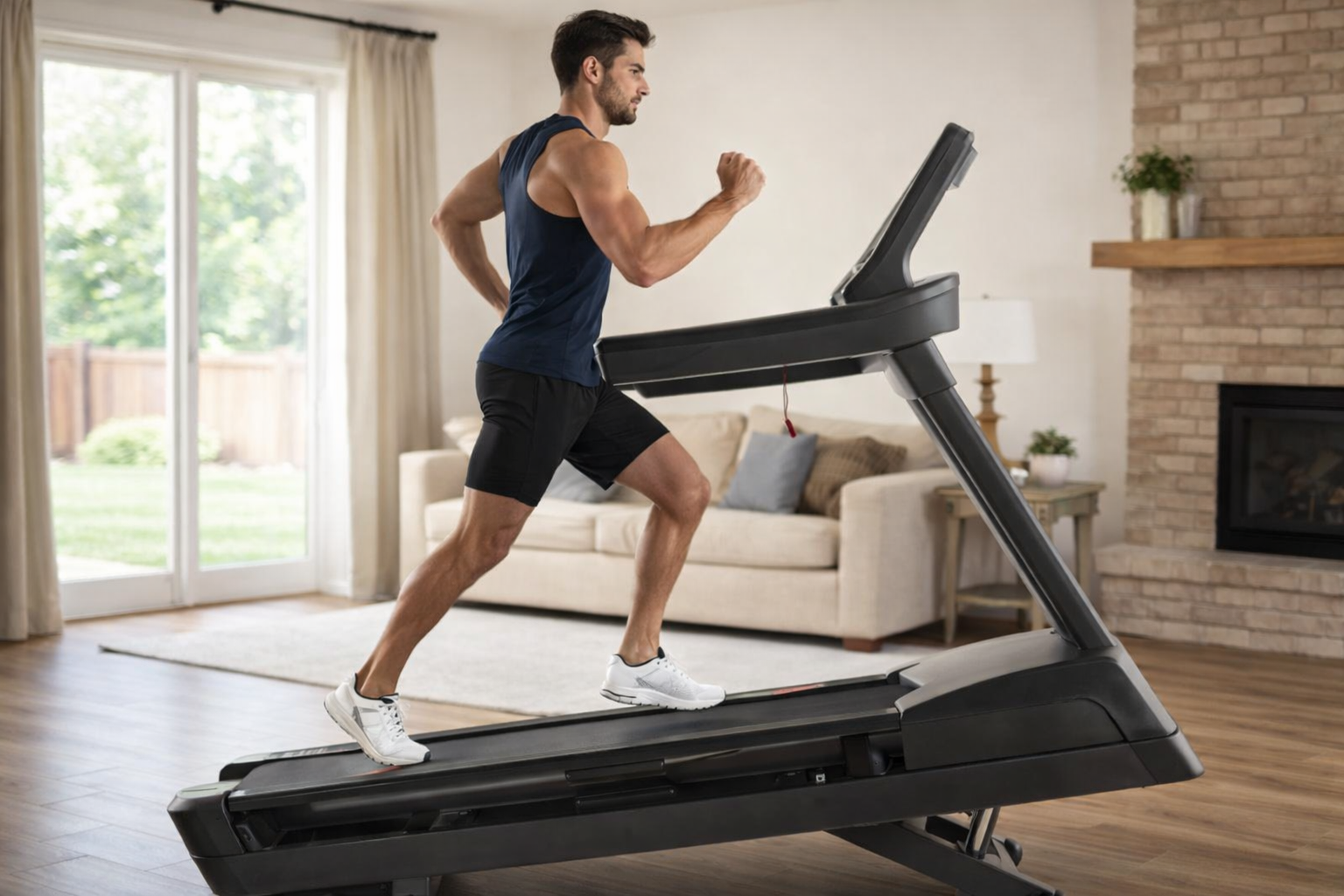 20260227_1352_Man on Treadmill at Home_remix_01kjghch44frbsprab1y3cffhq