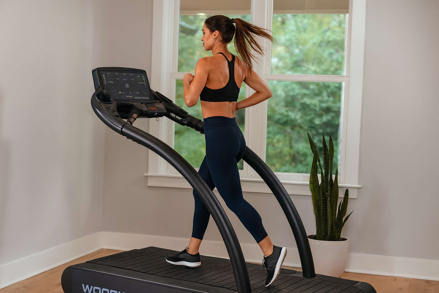 20251206_1344_Woman on Treadmill_remix_01kbtsty0mek5sz3bdj102dbxx