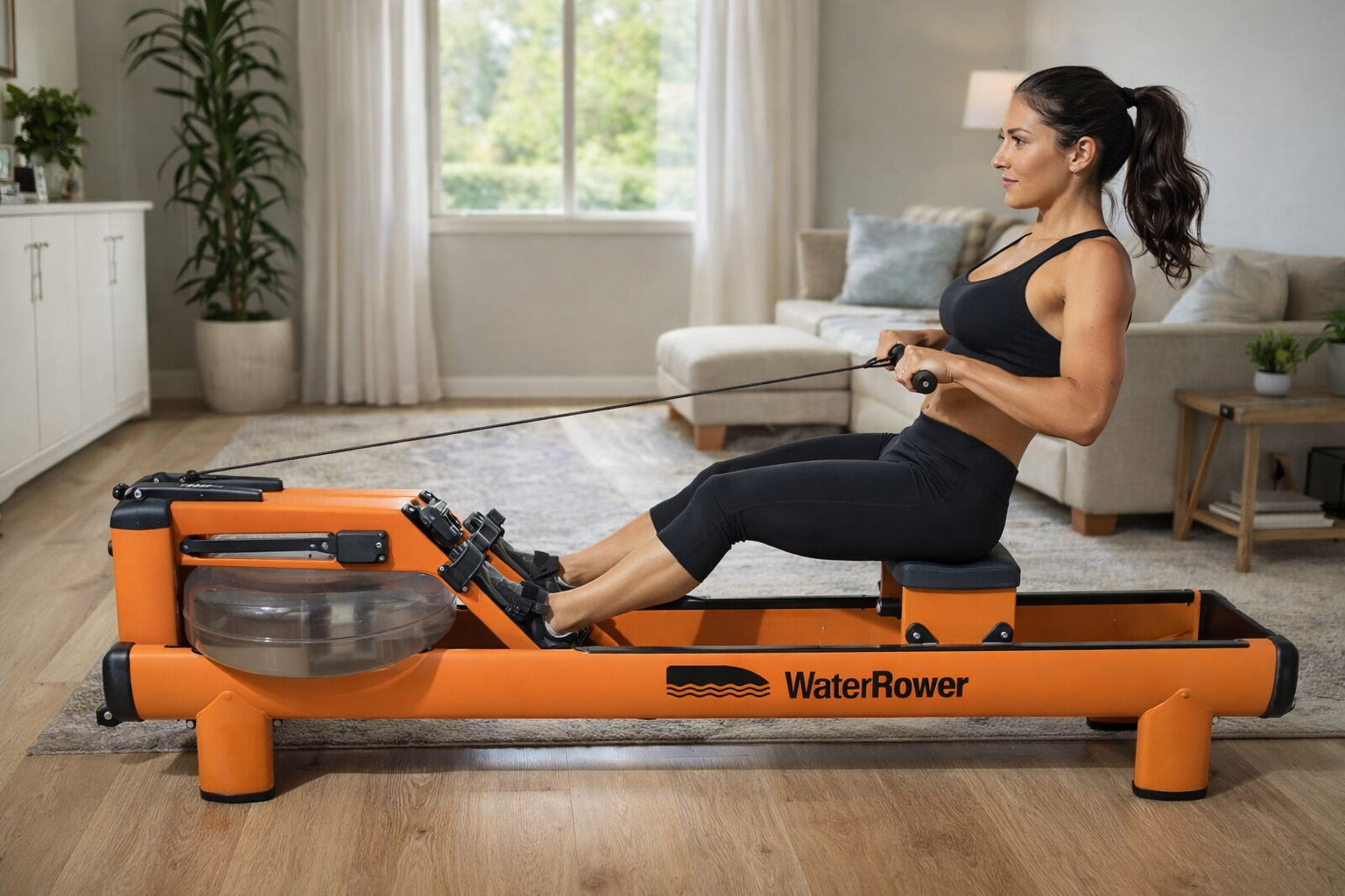 20260131_1451_Woman Exercising on WaterRower_remix_01kgb41528fzarxcdm06mgkwc9